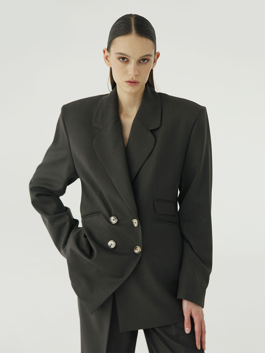 Brown Statement Blazer